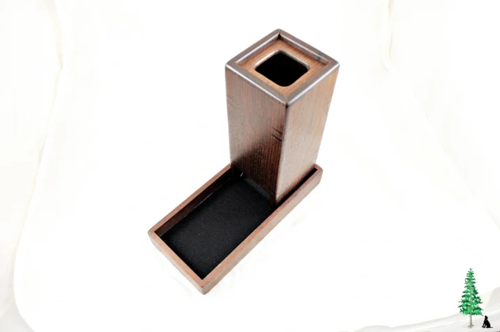 Dice Tower - Peruvian Walnut Top