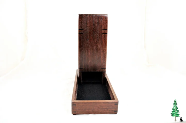 Dice Tower - Peruvian Walnut Opening