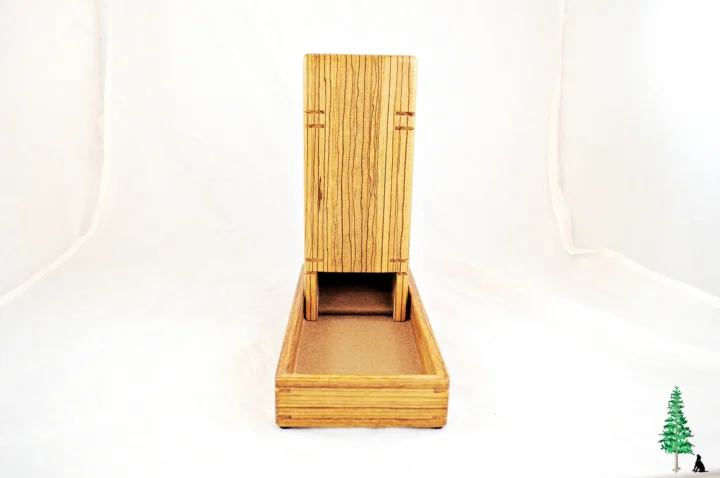 Dice Tower - Zebrawood Opening