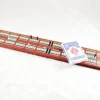Inlay Tournament Cribbage Board - Bloodwood with Holly and Ebony Inlays - Ready To Play