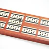 Inlay Tournament Cribbage Board - Bloodwood with Holly and Ebony Inlays - Close Right