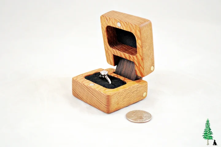 ERB-161 Lacewood & Wenge - Open Right View
