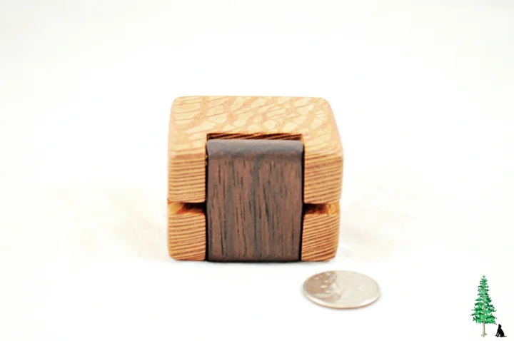 ERB-161 Lacewood & Wenge - Hinge View