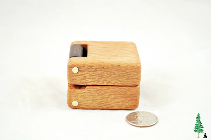 ERB-161 Lacewood & Wenge - Left Side View