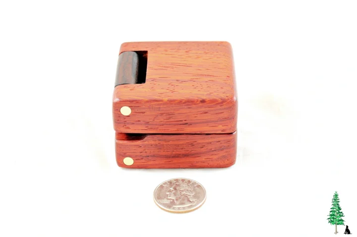 ERB-164 Padauk & Peruvian Walnut - Left Side