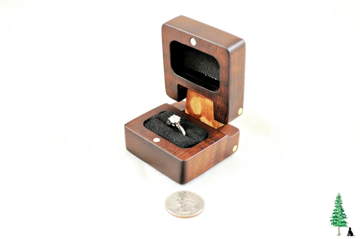 Roasted Curly Maple & Lacewood #172 - Open Right View