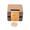 ERB-172 Roasted Curley Maple & Lacewood - Hinge View