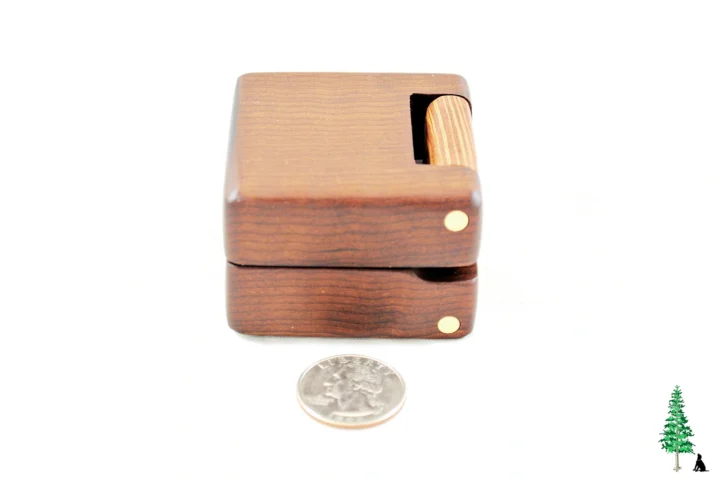 ERB-172 Roasted Curley Maple & Lacewood - Side View