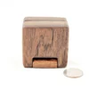 Ring Box - Peruvian Walnut & Lacewood #181 - Bottom View