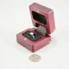 Ring Box - Purpleheart & Wenge #182 - Right Side View