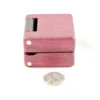 Ring Box - Purpleheart & Wenge #182 - Left Side View