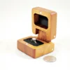 Ring Box - Koa & Koa #195 - Open Right Side View