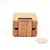 Ring Box - Koa & Koa #195 - Hinge View