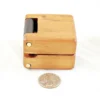 Ring Box - Koa & Wenge #199 - Left Side View
