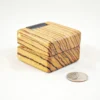 Ring Box - Zebrawood & Wenge #206 - Main View